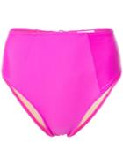 Fleur Du Mal High Waist Bikini Bottom - Pink