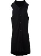 Devoa Long Sleeveless Cardigan