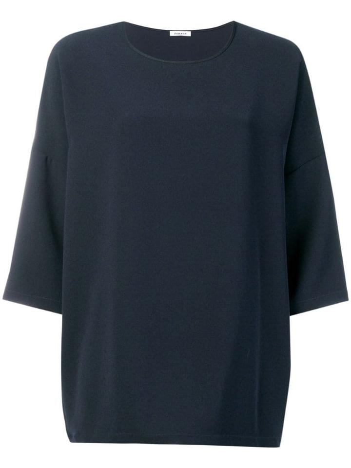 P.a.r.o.s.h. Plain Blouse - Black