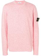 Stone Island Long Sleeve Marl T-shirt - Pink