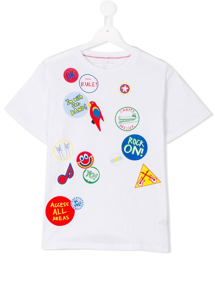 Stella Mccartney Kids - Printed T-shirt - Kids - Cotton/polyester - 14 Yrs, Boy's, White