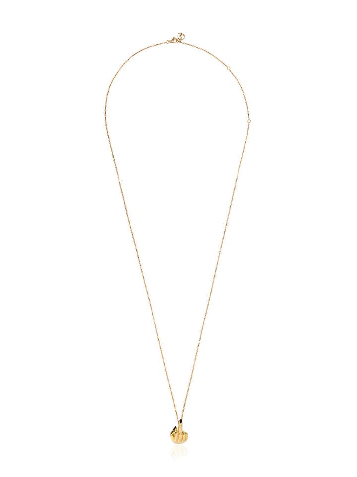 Anissa Kermiche French For Goodnight Pendant Necklace - Metallic