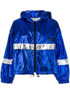 Msgm Colour-block Zipped Jacket - Blue