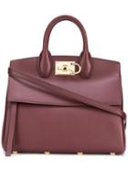 Salvatore Ferragamo Small Studio Bag - Red