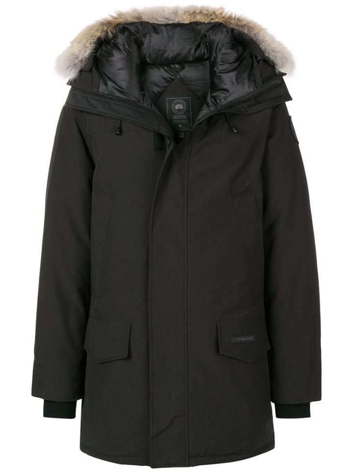 Canada Goose Coyote Fur Trimmed Hood Parka - Black