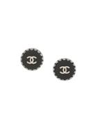 Chanel Pre-owned Cc Earrings - Black