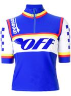 Off-white Logo Printed Cycling Top - Blue
