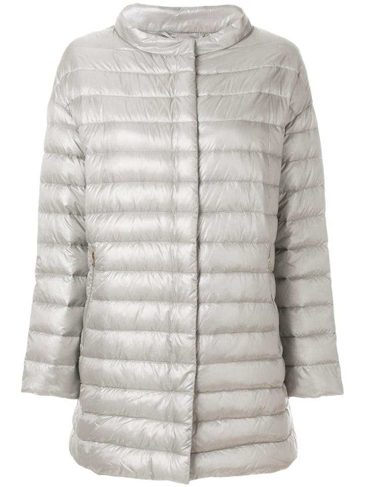 Herno Midi Padded Jacket - Grey