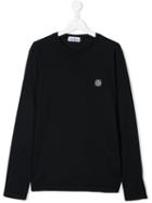 Stone Island Junior Teen Long Sleeve Top - Blue
