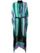 Just Cavalli Striped Shirt Dress - Blue