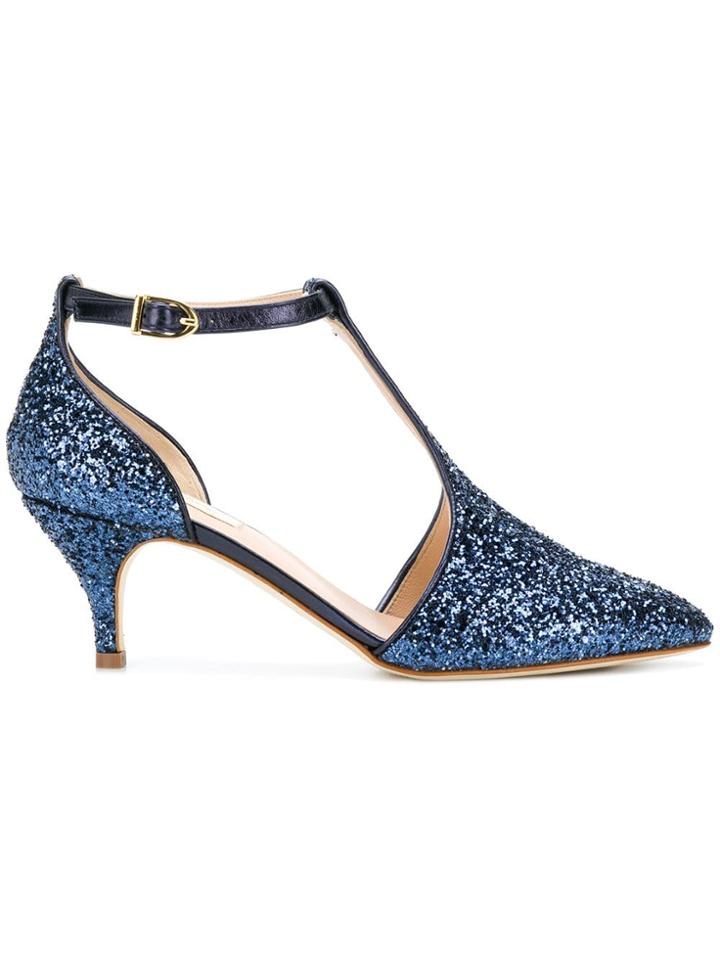 Polly Plume Jackie Wannabe Pumps - Blue