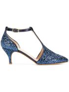 Polly Plume Jackie Wannabe Pumps - Blue