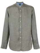 Hackett - Plain Shirt - Men - Linen/flax - Xxl, Grey, Linen/flax