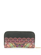 Etro Printed Wallet - Black