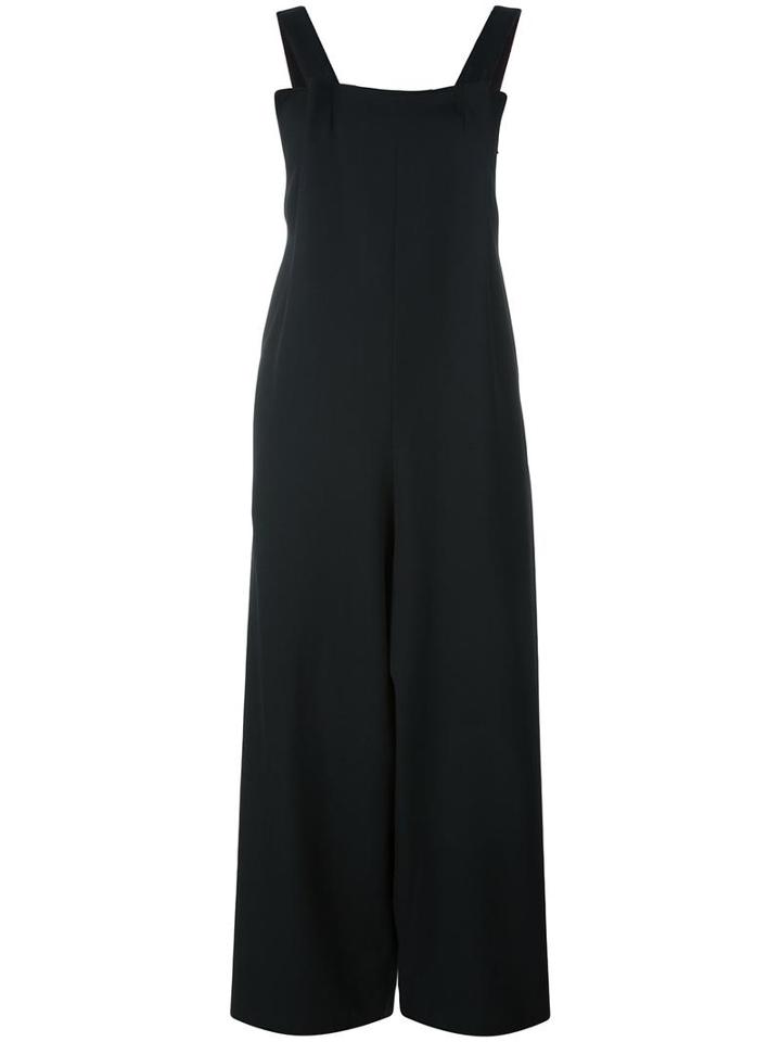 Yohji Yamamoto Wide Fit Overalls, Women's, Size: 2, Black, Wool