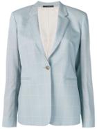 Paul Smith Single Breasted Check Blazer - Blue