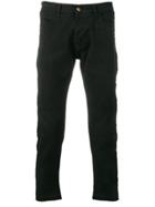 Christian Pellizzari Cropped Slim-fit Jeans - Black