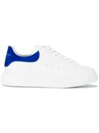 Alexander Mcqueen White Blue Oversized Sole Sneakers