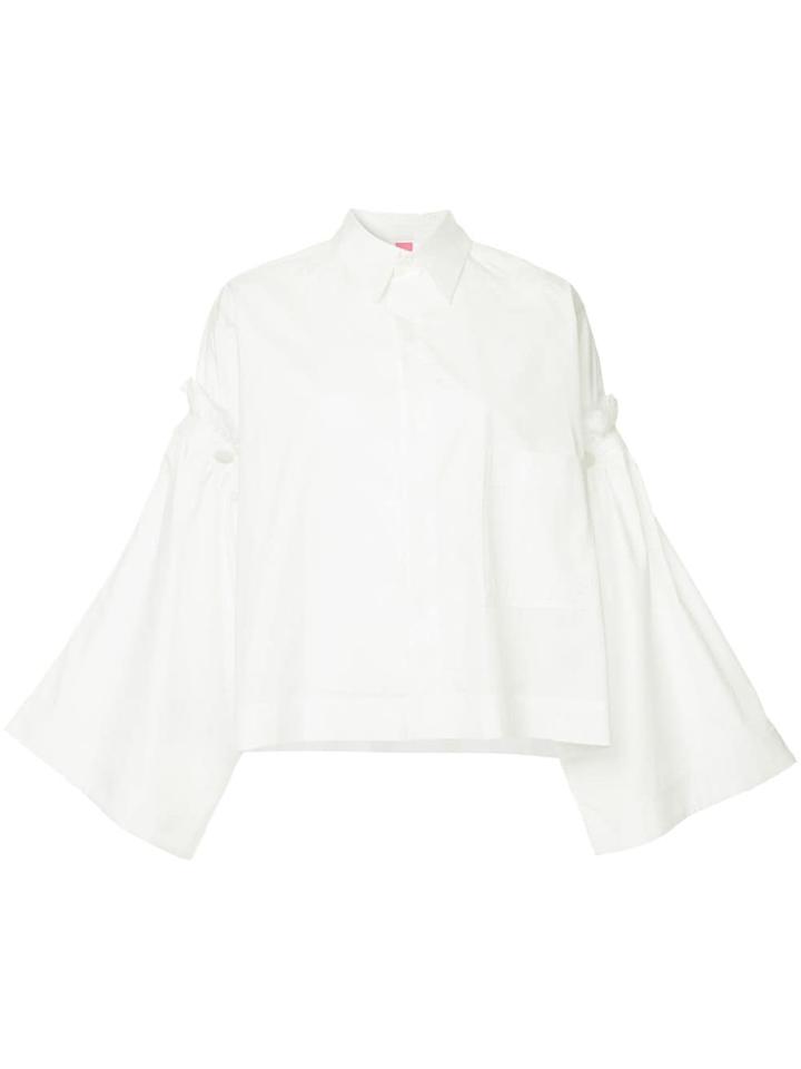 Y's Flared Sleeve Shirt - White