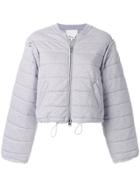 3.1 Phillip Lim Quilted Bomber Jacket - Grey