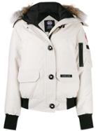 Canada Goose Fur Hooded Jacket - White