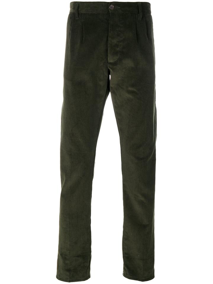 Fortela Straight-leg Trousers - Green
