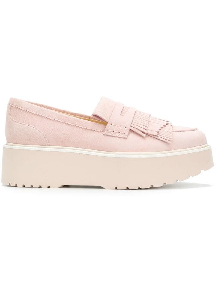 Hogan Platform Loafers - Pink
