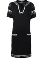 A.p.c. Contrasting Embroidery Dress