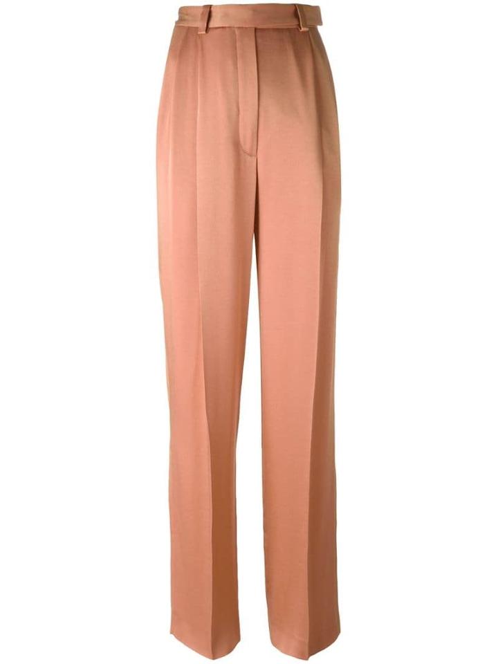 Lanvin High Rise Wide Trousers - Pink