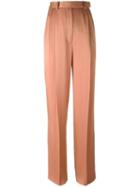 Lanvin High Rise Wide Trousers - Pink