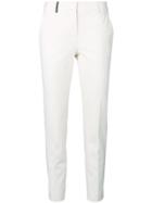 Peserico Tailored Cropped Trousers - White