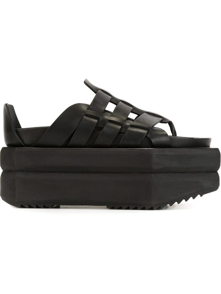 Rick Owens Platform Gladiator Sandals