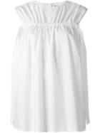 Damir Doma Drawstring Sleeveless Top, Women's, Size: Small, White, Cotton