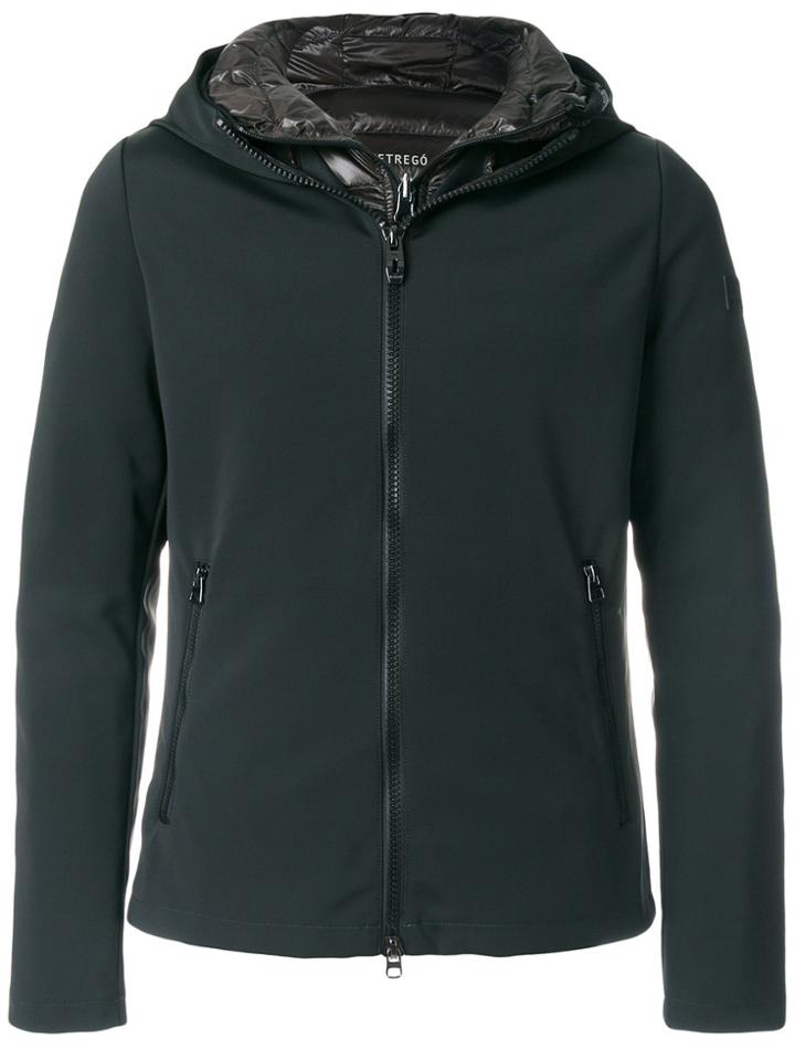 Hetregò Zipped Padded Jacket - Black
