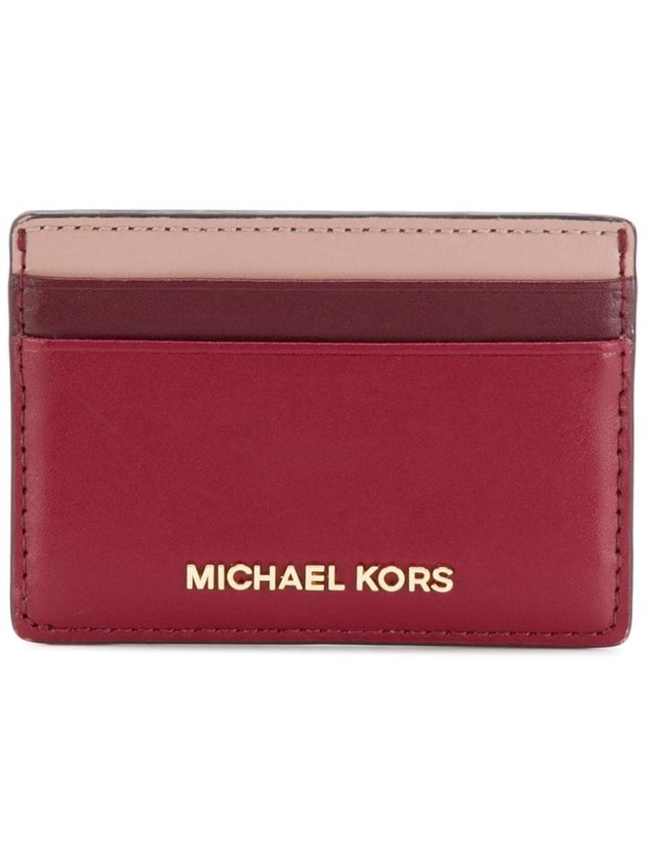 Michael Michael Kors Logo Cardholder - Red
