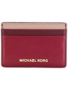Michael Michael Kors Logo Cardholder - Red