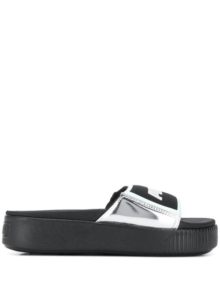 Puma Platform Slides - Black