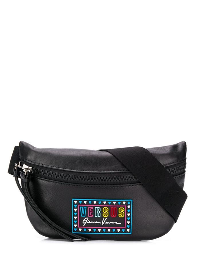 Versus Logo Patch Belt Bag - Black