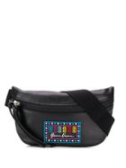 Versus Logo Patch Belt Bag - Black