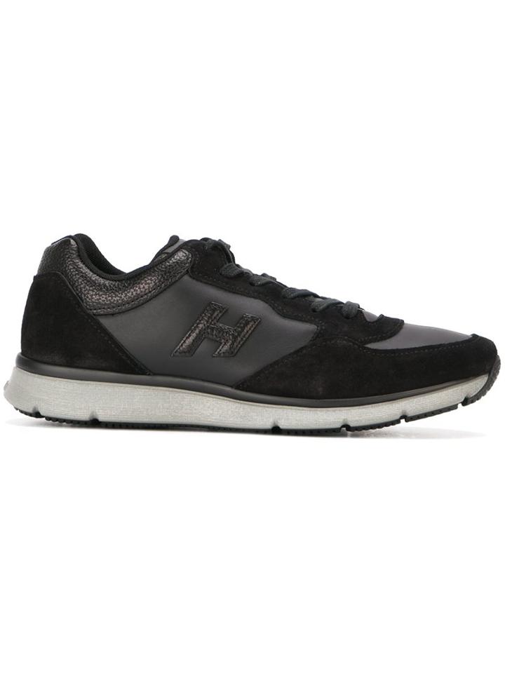 Hogan Contrast Texture Sneakers