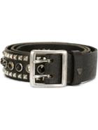 Htc Hollywood Trading Company Studded Belt, Men's, Size: 90, Black, Leather/metal