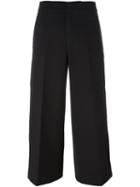 Joseph Cropped Trousers, Women's, Size: 36, Black, Cotton/viscose/polyester