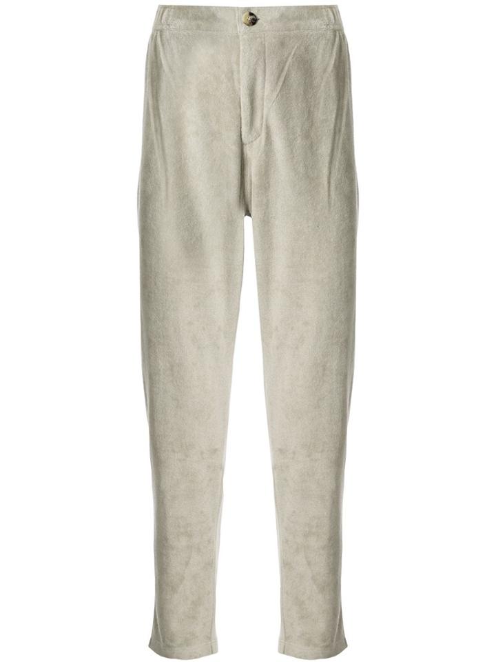Venroy Terry Track Pants - Green
