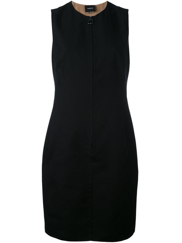 Akris - Shift Dress - Women - Cotton/polyamide - 38, Black, Cotton/polyamide