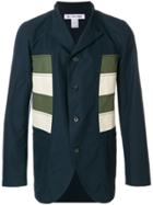 Comme Des Garçons Shirt Colour Panel Jacket - Blue