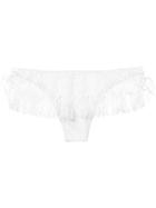 Ermanno Scervino - Tassel Bikini Bottoms - Women - Polyamide/polyester/spandex/elastane - I, White, Polyamide/polyester/spandex/elastane