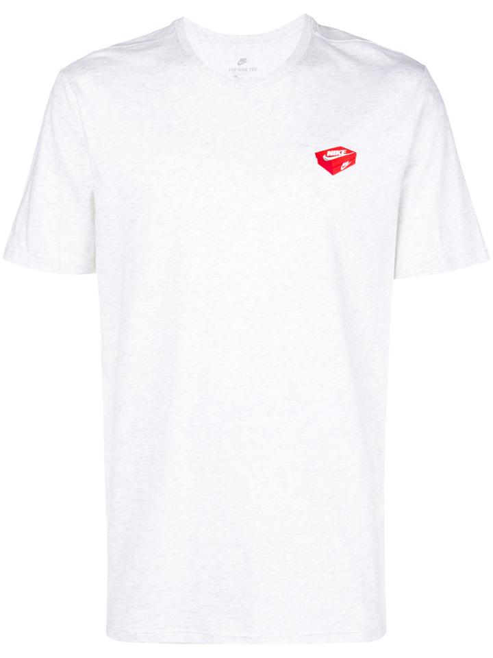 Nike Shoebox-print T-shirt - Grey