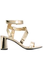 Kendall+kylie Chunky Heel Sandals - Gold