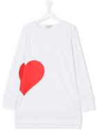 Twin-set Kids Teen Heart Print T-shirt - White