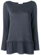 Fabiana Filippi Flared Style Jumper - Blue
